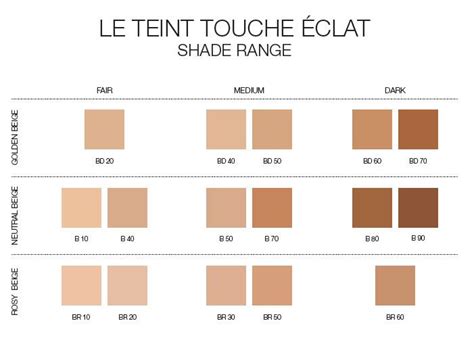 ysl touche eclat contour|ysl touche eclat colour chart.